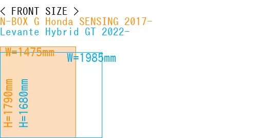 #N-BOX G Honda SENSING 2017- + Levante Hybrid GT 2022-